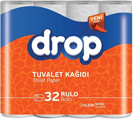 Drop Tuvalet Kağıdı Çift Katlı 64 Lü Paket (2PK*32)