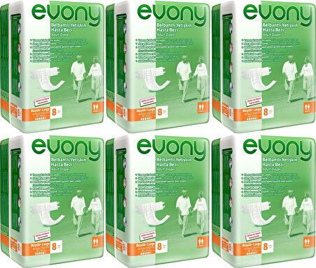 Evony Hasta Bezi Bel Bantlı Ekonomik Pk Büyük - L 48 Adet