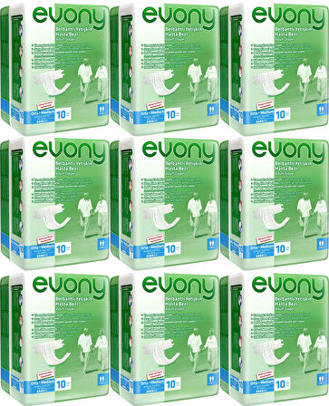 Evony Hasta Bezi Bel Bantlı Ekonomik Pk M - Orta - Medium 90 Adet