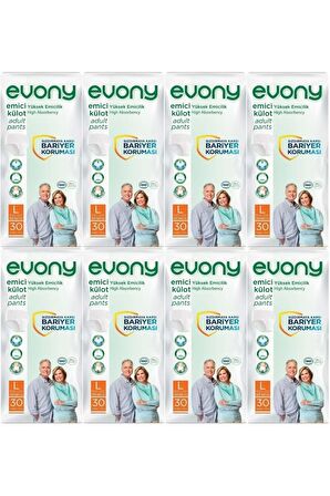 Hasta Bezi Yetişkin Emici Külot L-büyük Boy 240 Adet (8pk*30)
