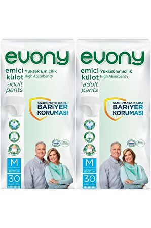 Hasta Bezi Yetişkin Emici Külot M-orta Boy 60 Adet (2pk*30)