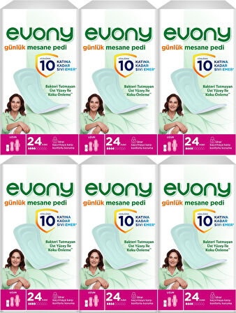 Evony Günlük Mesane Pedi Uzun 144 Adet (6PK*24)