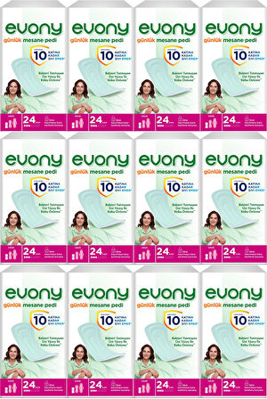 Evony Günlük Mesane Pedi Uzun 288 Adet (12PK*24)