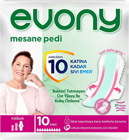 Evony Günlük Mesane Pedi Yoğun 50 Adet (5PK*10)