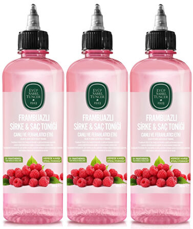 Eyüp Sabri Tuncer Saç Toniği 500ML Frambuazlı Sirkeli (3 Lü Set)
