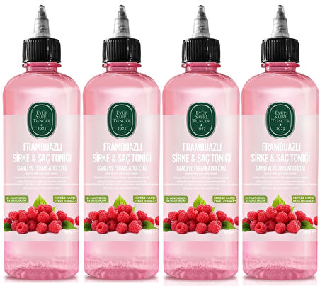 Eyüp Sabri Tuncer Saç Toniği 500ML Frambuazlı Sirkeli (4 Lü Set)