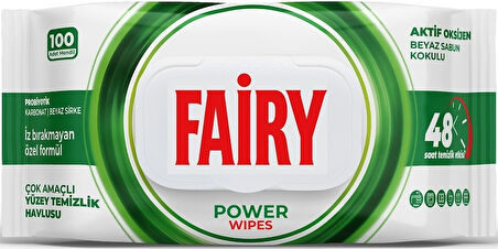 Fairy Yüzey Temizlik Havlusu 100 Yaprak Limon Yağlı & Aktif Oksijen (6 Lı Set) 600 Yaprak Karma