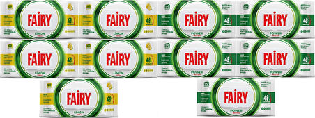Fairy Yüzey Temizlik Havlusu 100 Yaprak Limon Yağlı & Aktif Oksijen (10 Lu Set) 1000 Yaprak Karma