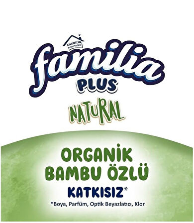 Familia Kağıt Havlu Natural (3 Katlı) Organik Bambu özlü 24 Lü Pk  (2PK*12)