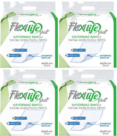 Flexi Life Hasta Alt Açma Yatak Koruyucu Örtü 60*90CM 120 Adet Kaydırmaz