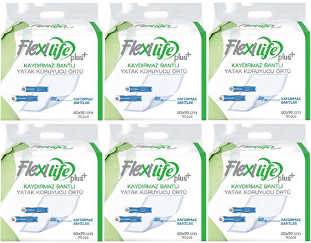Flexi Life Hasta Alt Açma Yatak Koruyucu Örtü 60*90CM 180 Adet Kaydırmaz