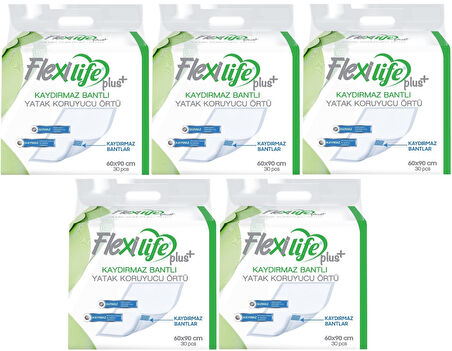 Flexi Life Hasta Alt Açma Yatak Koruyucu Örtü 60*90CM 150 Adet Kaydırmaz