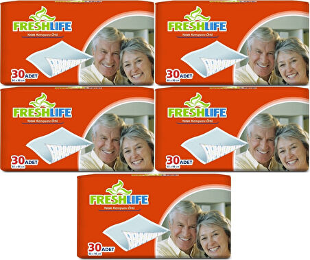 FreshLife Hasta Yatak Koruyucu 60*90CM 150 Adet (5PK*30)