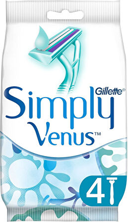 Gillette Simply Venus 2 Kullan At Kadın Tıraş Bıçağı 12 Li Set (3PK*4)