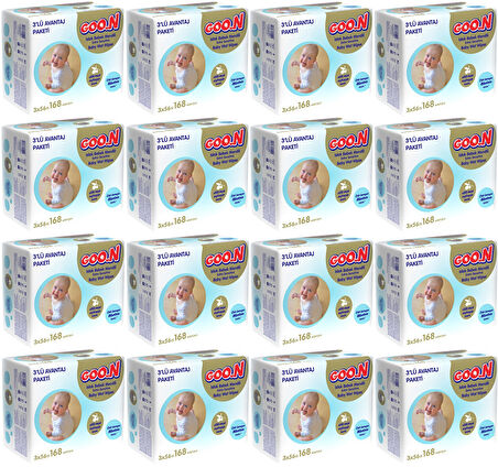 Goon Islak Havlu Mendil 56 Yaprak Sensitive Hassas Cilt 48 Li Set (16PK*3) 2688 Yaprak