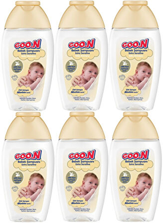 Goon Bebek Saç ve Vücut Şampuanı 200ML Ekstra Sensitive/Hassas (6 Lı Set)