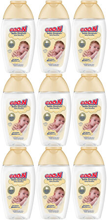 Goon Bebek Saç ve Vücut Şampuanı 200ML Ekstra Sensitive/Hassas (9 Lu Set)