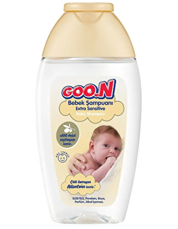 Goon Bebek Saç ve Vücut Şampuanı 200ML Ekstra Sensitive/Hassas (9 Lu Set)