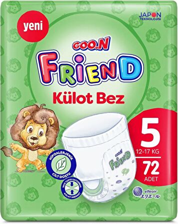 Goon Friend Külot Bebek Bezi Beden:5 (12-17KG) Junior 360 Adet Mega Fırsat Pk