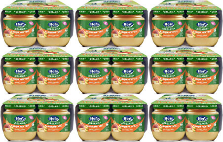 Hero Baby Kavanoz Maması 120GR Avantaj Pk (36 Lı Set) Karışık Meyveli (9PK*4)