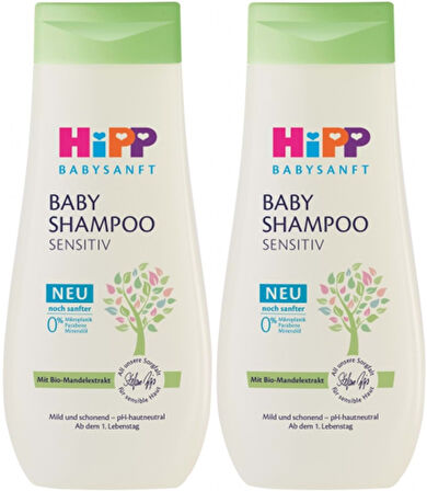 Hipp Babysanft Bebek Şampuanı (Baby Shanmpoo) Sensıtıv 200ML (2 Li Set)