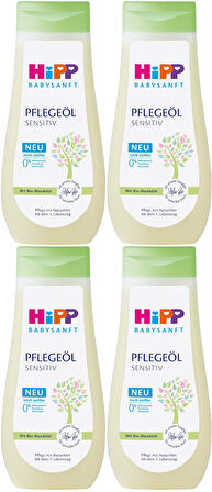 Hipp Babysanft Bebek Bakım Yağı/Pelegeöl Sensıtıv 200ML (4 Lü Set)