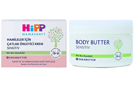 Hipp Mamasanft Hamileler için Çatlak Önleyici Krem Sensıtıv 200ML (3 Lü Set)