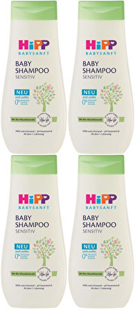 Hipp Babysanft Bebek Şampuanı (Baby Shanmpoo) Sensıtıv 200ML (4 Lü Set)