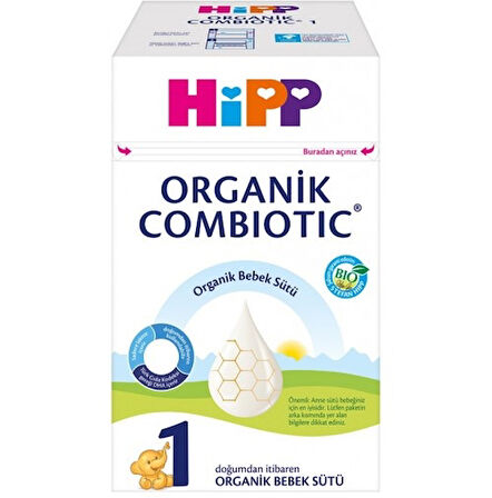 Hipp Organik Combiotic Bebek Sütü 600GR No:1 (0-6 Ay) (6 Lı Set)