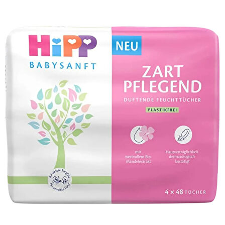 Hipp Baby Sanft Islak Havlu Mendil 48 Yaprak Klasik 6 Lı Set (2PK*3) 288 Yaprak