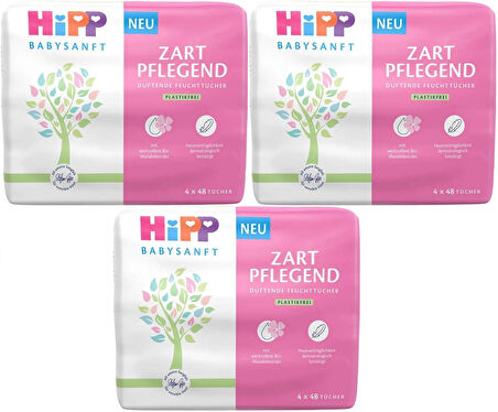 Hipp Baby Sanft Islak Havlu Mendil 48 Yaprak Klasik 9 Lu Set (3PK*3) 432 Yaprak