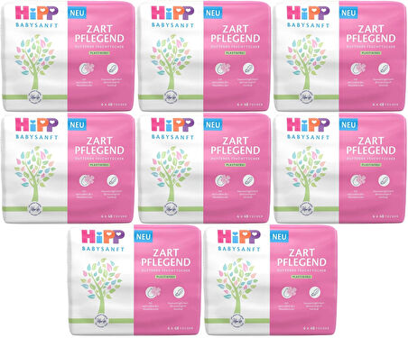 Hipp Baby Sanft Islak Havlu Mendil 48 Yaprak Klasik 24 Lü Set (8PK*3) 1152 Yaprak