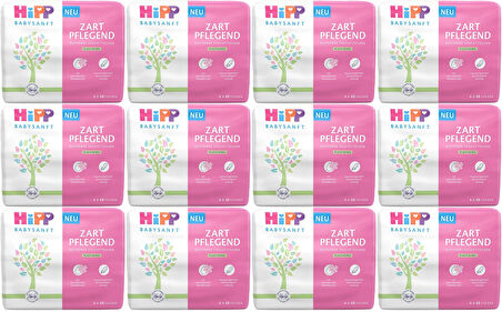Hipp Baby Sanft Islak Havlu Mendil 48 Yaprak Klasik 36 Lı Set (12PK*3) 1728 Yaprak