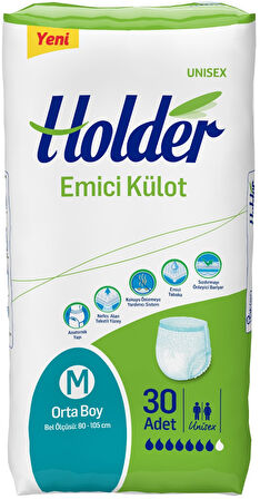 Holder Emici Külot Hasta Bezi Medium Orta 180 Adet (6PK*30)