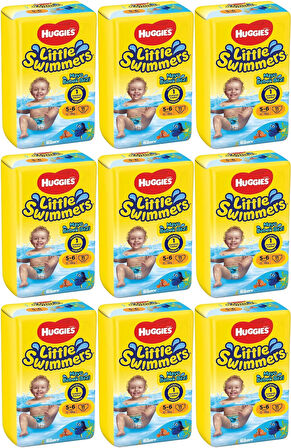 Huggıes Little Swımmers Mayo Bebek Bezi Beden:5-6 (12-18KG) 99 Adet (9PK*11)