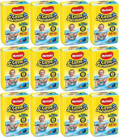 Huggıes Little Swımmers Mayo Bebek Bezi Beden:5-6 (12-18KG) 132 Adet (12PK*11)