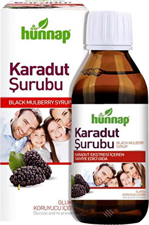 Hünnap Karadut Şurubu 50ML (2 Li Set)