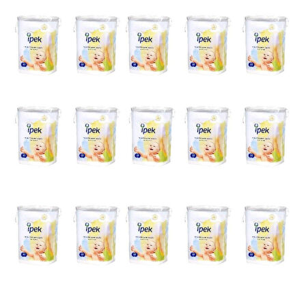 İpek Maxi 60'lı 15 Paket Bebek Temizleme Pamuğu