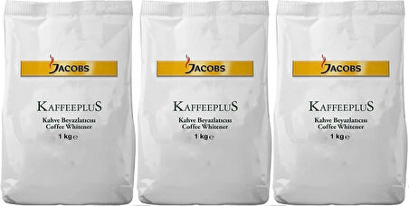 Jacobs Kaffeeplus Kahve Beyazlatıcısı / Süt Tozu 1KG (3 Lü Set)