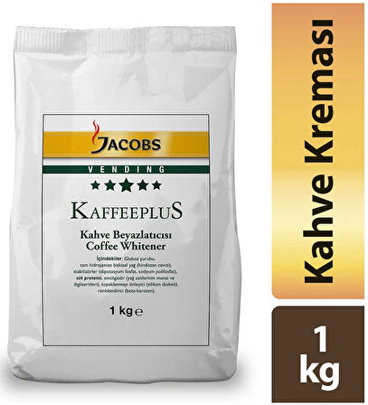 Jacobs Kaffeeplus Kahve Beyazlatıcısı / Süt Tozu 1KG (5 Li Set)