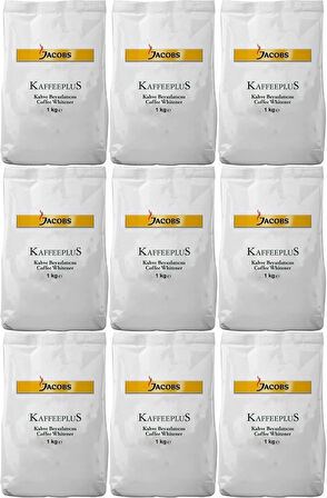 Jacobs Kaffeeplus Kahve Beyazlatıcısı / Süt Tozu 1KG (9 Lu Set)