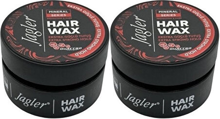 Jagler Süper Wax 150ML Extra Strong hold - Ekstra Güçlü Tutuş (2 Li Set)