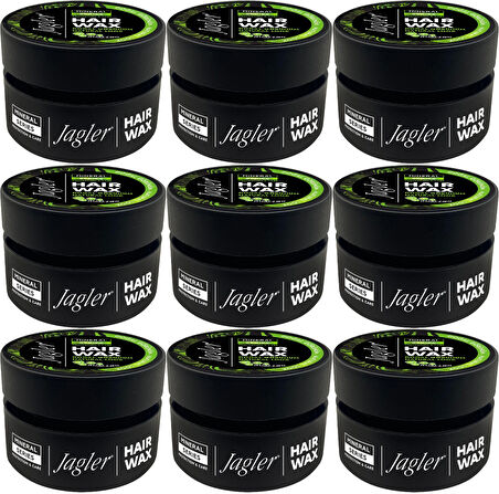 Jagler Süper Wax 150ML Natural Look - Doğal Görünüm (9 Lu Set)