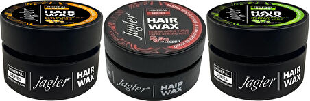 Jagler Süper Wax 150ML Parlak Görünüm - Doğal Görünüm - Ekstra Güçlü Tutuş (Karma 3 Lü Set)
