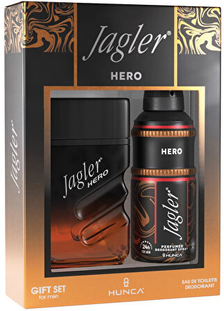 Jagler Parfüm Seti (Karma Set) Kadın 60ML Classic + Deodorant / Erkek 90ML Hero + Deodorant