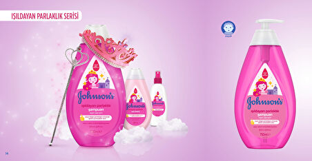 Johnsons Baby Bebek Şampuanı 750ML Işıldayan Parlaklık (2 Li Set)