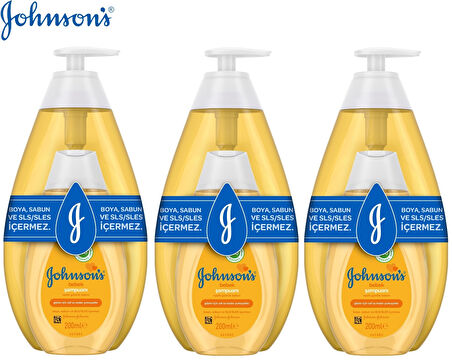 Johnsons Baby Bebek Şampuanı Klasik 750ML+200 Hediye (3 Lü Set)