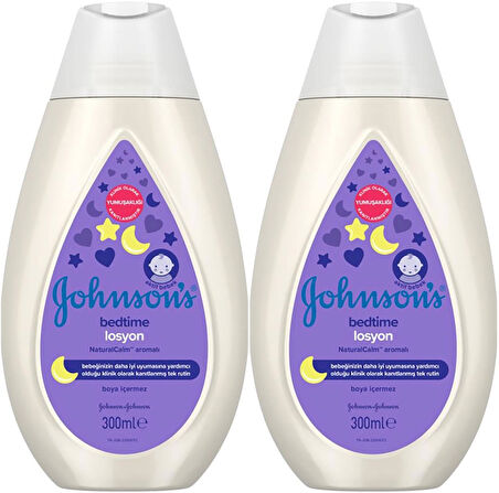 Johnsons Baby Bedtime Bebek Losyon 300ML (2 Li Set)