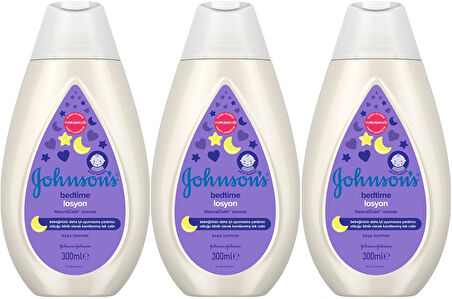 Johnsons Baby Bedtime Bebek Losyon 300ML (3 Lü Set)