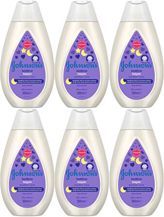 Johnsons Baby Bedtime Bebek Losyon 300ML (6 Lı Set)